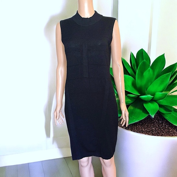Kardashian Kollection Black Sleeveless Sheath Dress - Picture 12 of 16
